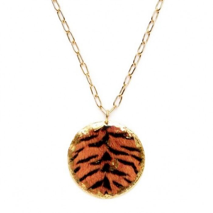 Tiger Print Necklace