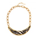 Zebra Boomer Necklace