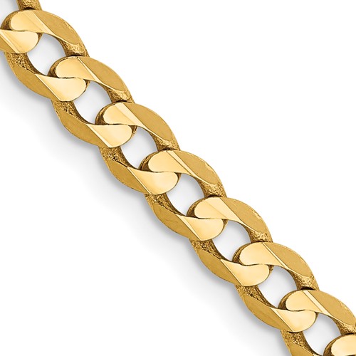 14k Open Concave Curb Chain
