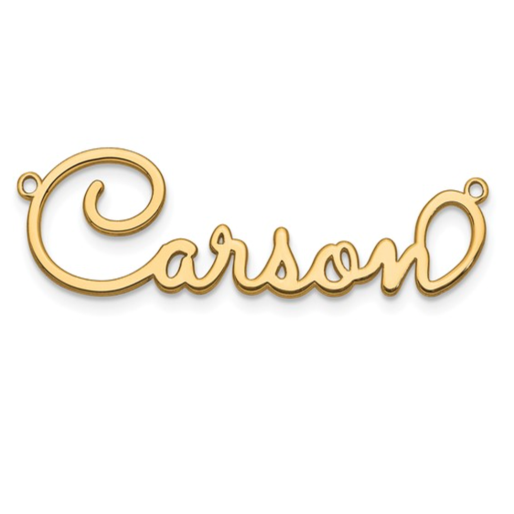 14ky Polished Sacramento Font Name Plate