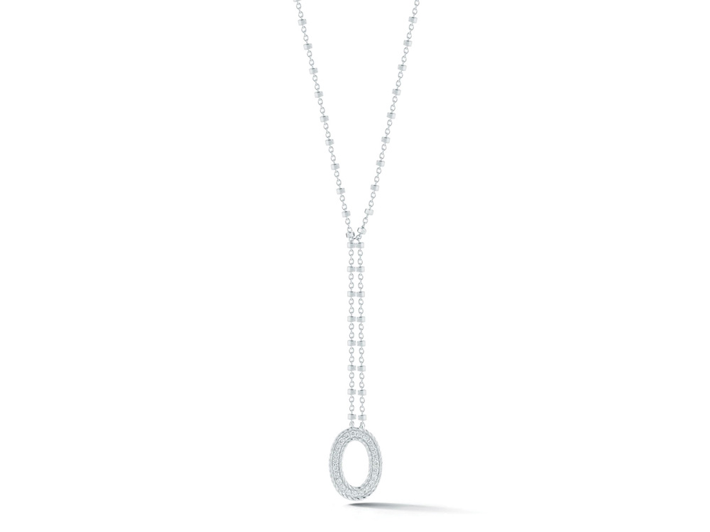 Necklace 18k White Gold & Gold Chain