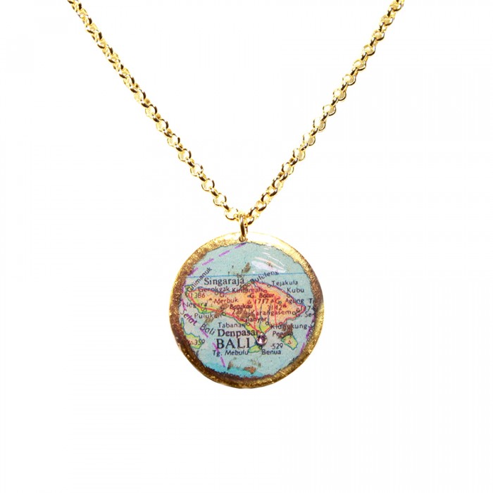 Bali Map Pendant
