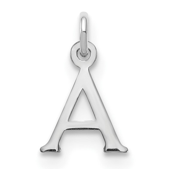 14kw Cutout Letter Initial Pendant