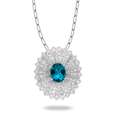 18k Gold Diamond Pendant