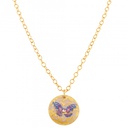 Pink Butterfly Mini Pendant