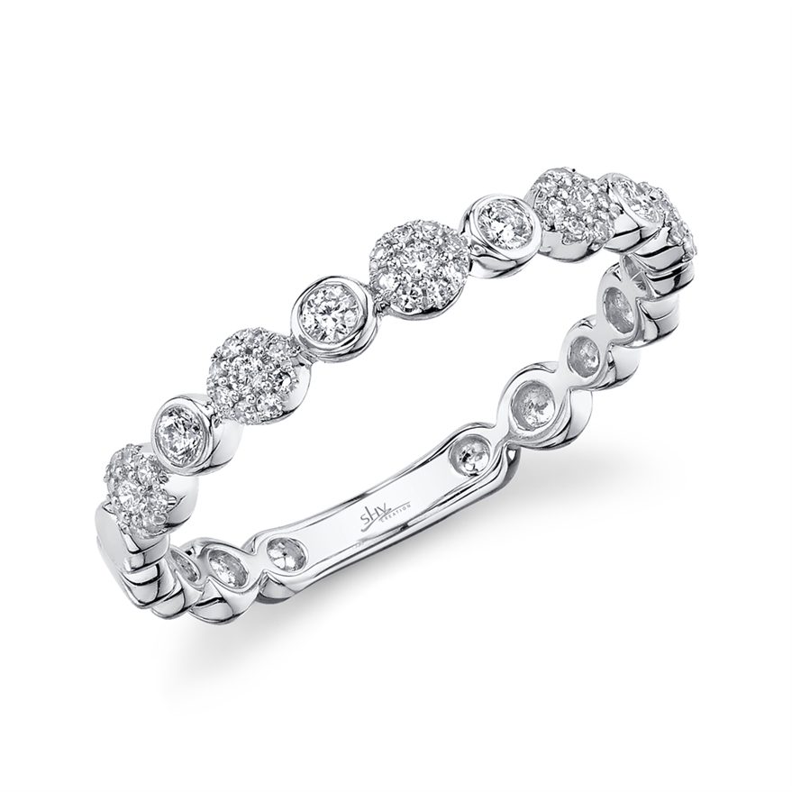 0.22ct 14k Diamond Lady's Band