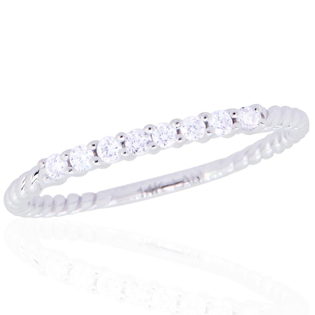 14k White Gold Diamond Ring