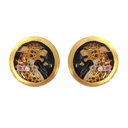 Erté Leopard Stud Earrings