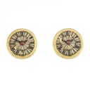 Victorian Clock Stud Earrings