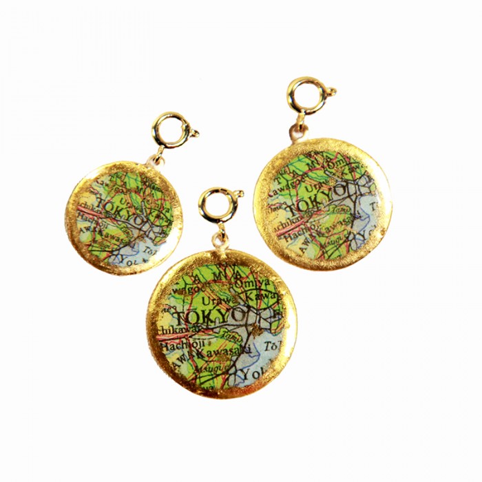 Tokyo Map Charm