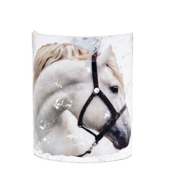 White Horse Cuff 3" Silver