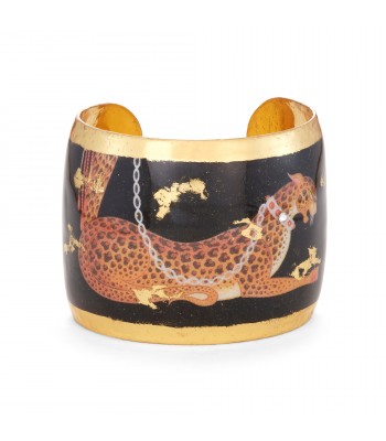 Erte Leopard Cuff 2"