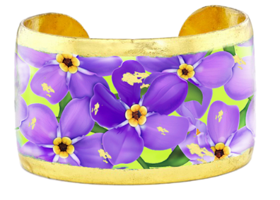 Forget Me Not Cuff Purple 2"