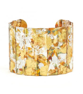 Milano Silver Confetti Cuff 2"