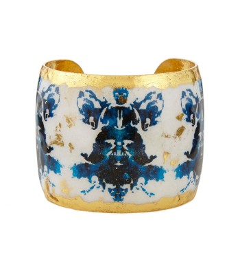 Rorschach Black & Blue 1.5 Inch Cuff Bracelet