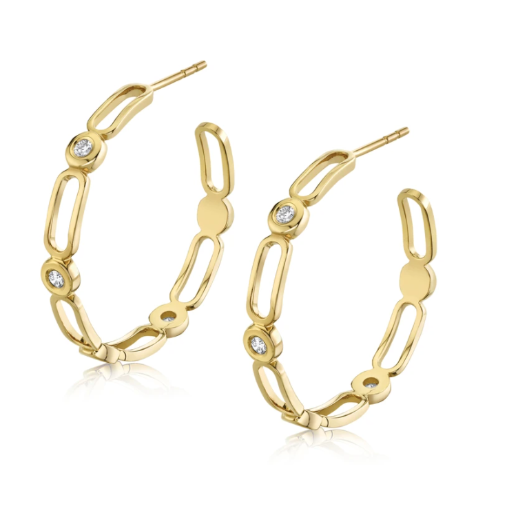Connection Hoop Earrings