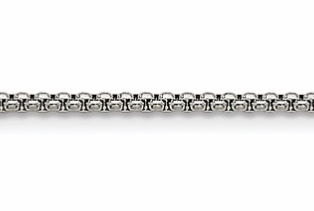 Stainless Steel 2.20mm Round Box Pendant Chain