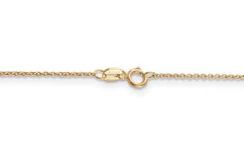 14k .9mm Cable Chain