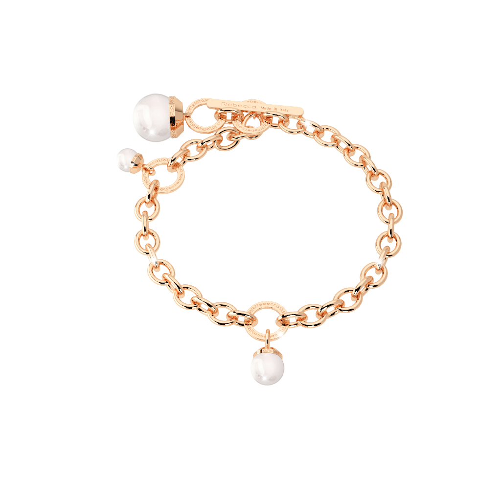 Bronze Bracelet W/Pearls