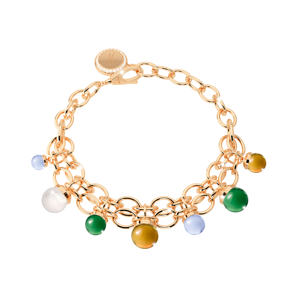 Bronze Bracelet W/Stones