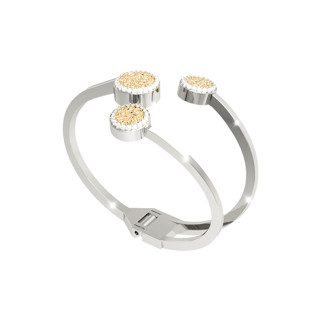 Bronze Bracelet W/Stones