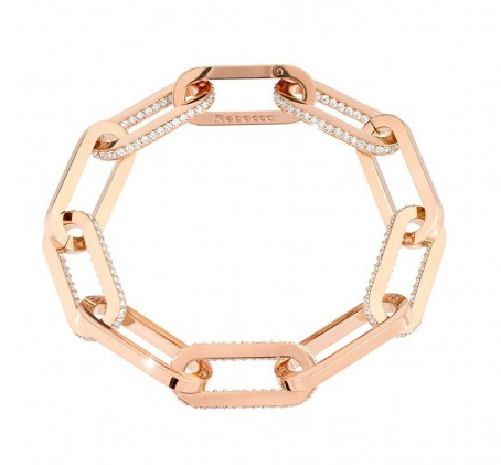 Stockholm Oval 5 Crystal Set Link Bracelet