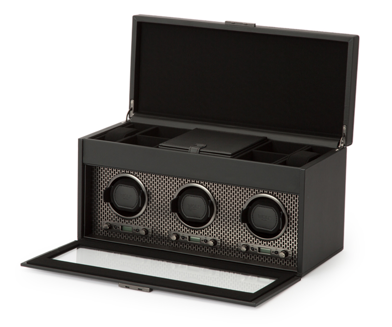 Axis Triple Winder W/Storage - Black