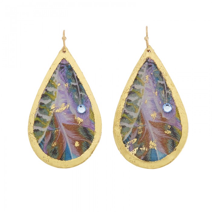 Birds Of A Feather Teardrop Earrings