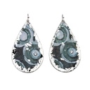 Grommets Teardrop Earrings