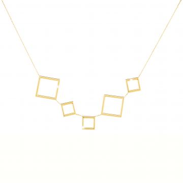 Ludi 5 Square Necklace