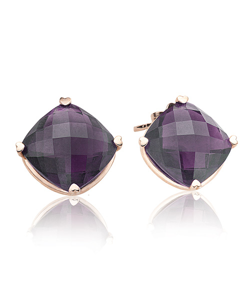 Cushion Stud Earring