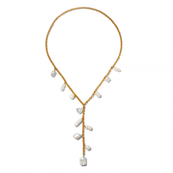 Baroque Pearl Y Necklace