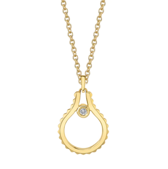 PAVÉ MINI SIGNATURE MM TETRA PENDANT