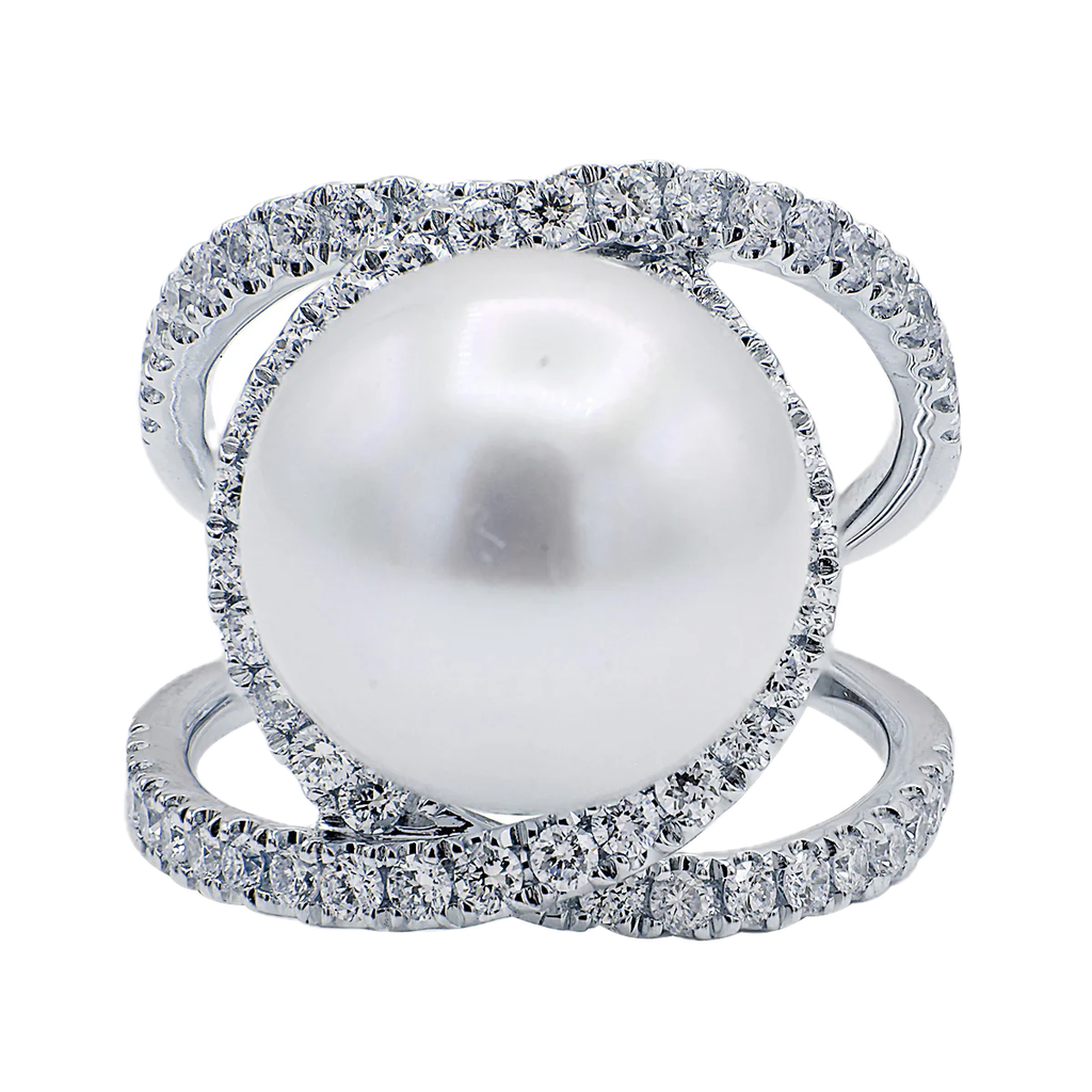 Pearl and Diamond Ring