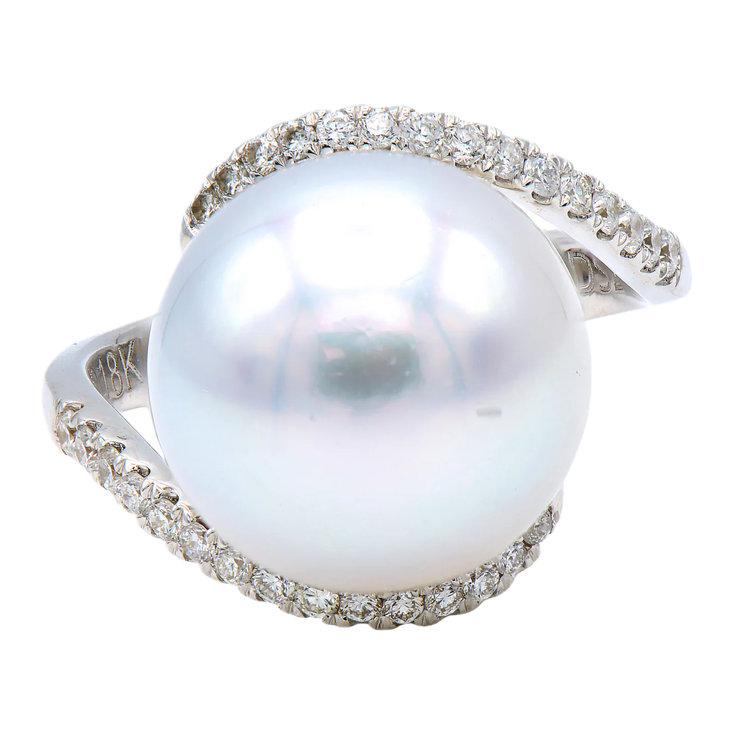 Pearl and Diamond Ring