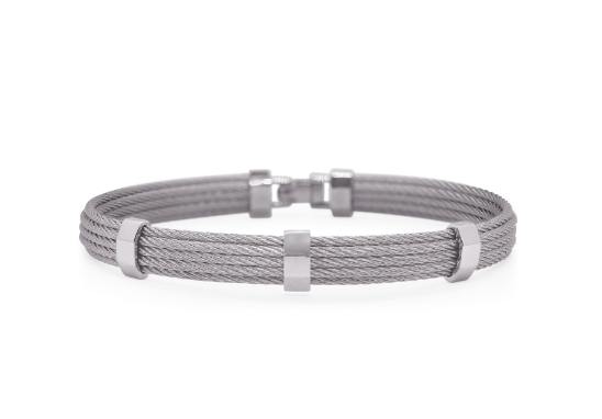 Cable Triple Station Edge Bracelet