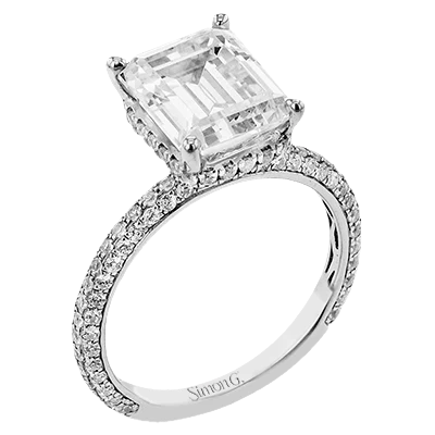 Under Halo In Pave Setting