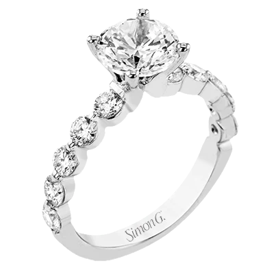 Bubble Set Wedding Ring