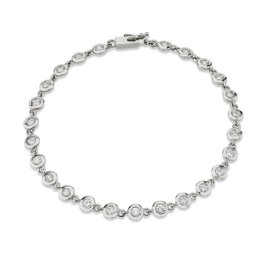 Bezel Tennis Bracelet