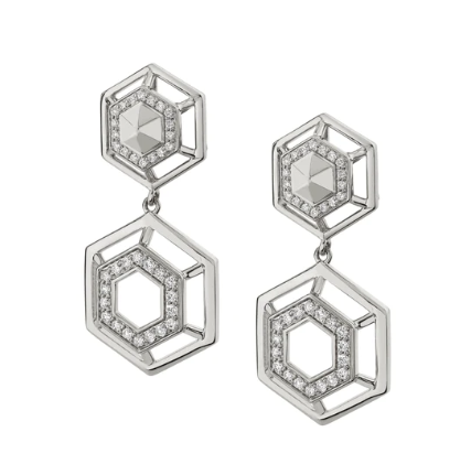 Hex Truss Cocktail Earrings