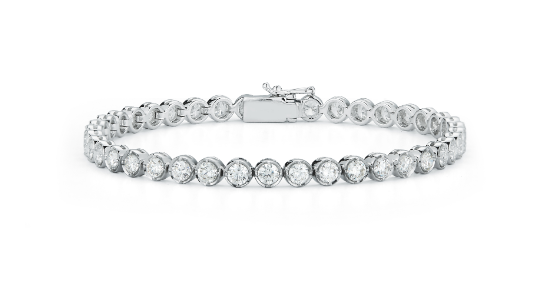 DIAMOND BEZEL TENNIS BRACELET