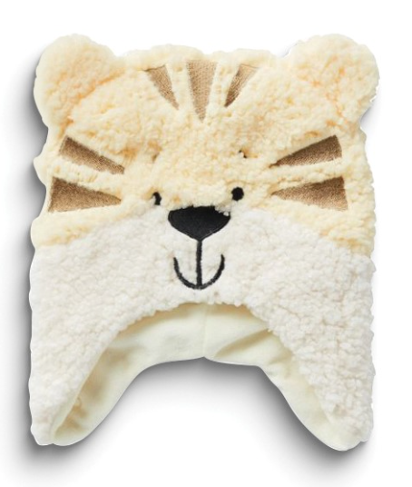 Izzy and Oliver Baby Polyester Tiger Hat Size 0-12 Months