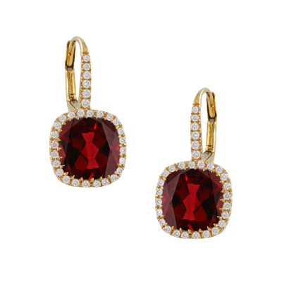 GARNET EARRINGS