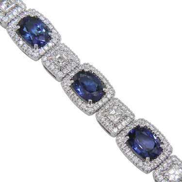 Sapphire & Diamond Bracelet