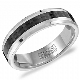 Tungsten and Forged Carbon Sport Ring