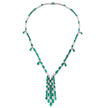 Jardin Emerald & Diamond Necklace