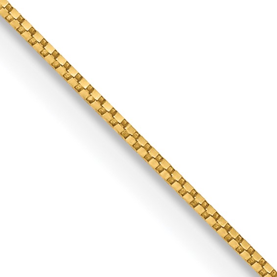 Yellow Gold Box Chain 0.7m 1.4g