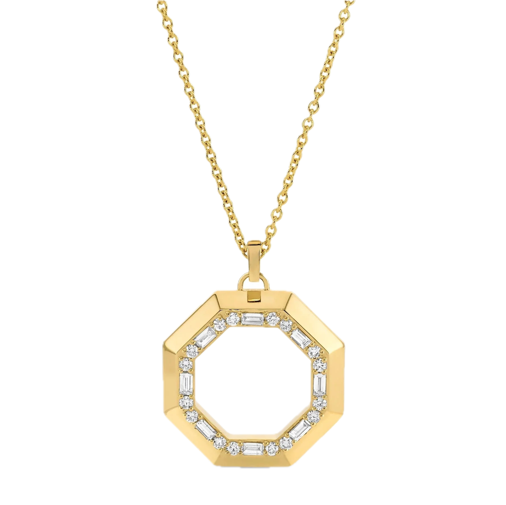 Octogon Pendant Necklace