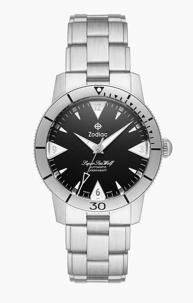 Super Sea Wolf Skin Automatic Stainless Steel Watch