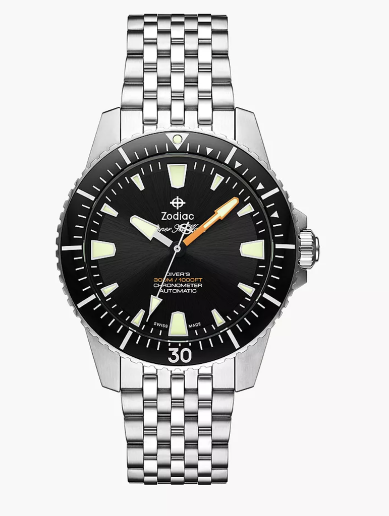 Super Sea Wolf Pro-Diver Automatic Stainless Steel Watch